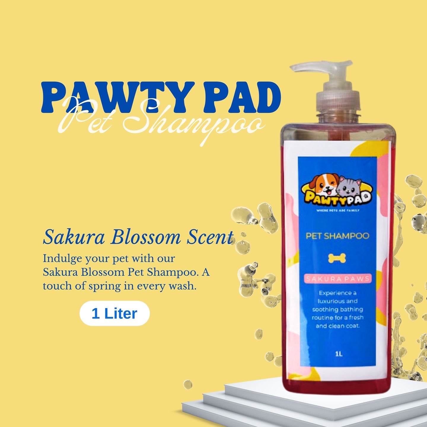 1L Pawty Pad Pet Shampoo