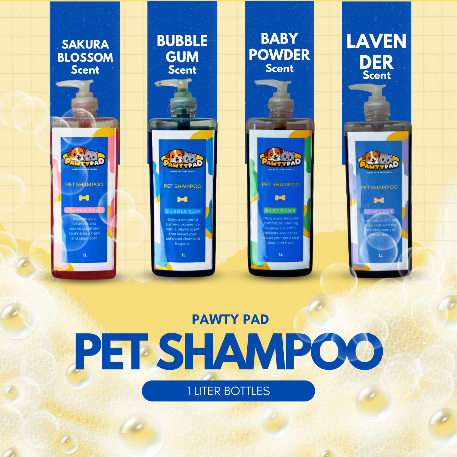 1L Pawty Pad Pet Shampoo